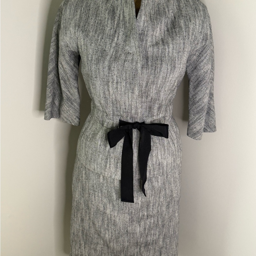 Gray Dress With Removable Jacket - image 4